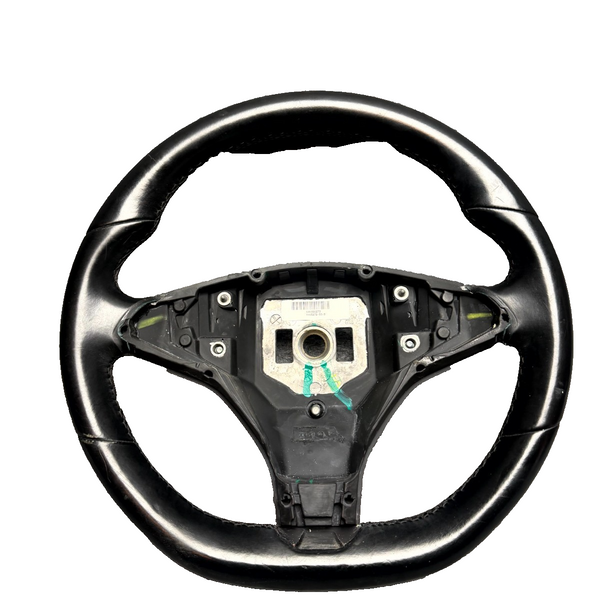 2012-2020 TESLA MODEL S DRIVER STEERING WHEEL BLACK ASSEMBLY OEM, 1005279-00-D
