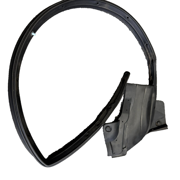 12-20 TESLA MODEL S REAR RIGHT DOOR WINDOW WEATHERSTRIP SEAL OEM, 6009596-00-D