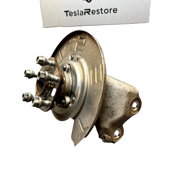 2017 - 2023 TESLA MODEL 3 FRONT RIGHT SIDE SPINDLE KNUCKLE HUB OEM, 1044316-00-E