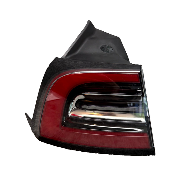 17-23 TESLA MODEL 3 REAR LEFT SIDE OUTER LED TAIL LIGHT LAMP OEM, 1502086-00-D