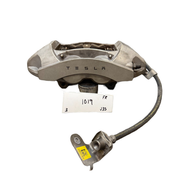 2017-2023 Tesla Model 3 Front Right Caliper W/ Brake Hose Line 1044622-00-D