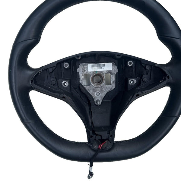 2012-2020 TESLA MODEL S DRIVER STEERING WHEEL BLACK ASSEMBLY OEM, 1036774-00-D
