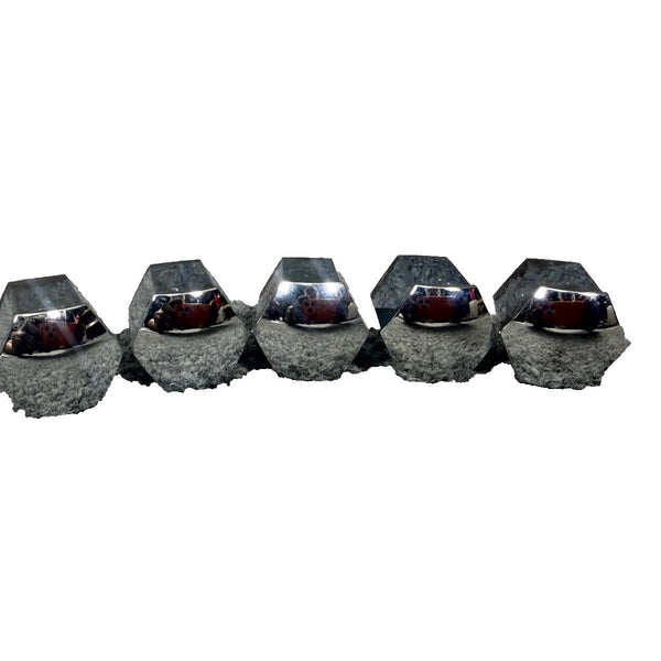 12-23 Tesla Model X Y S 3 Chrome Wheel Lug Nut Covers OEM, 108F21247-SREFUS