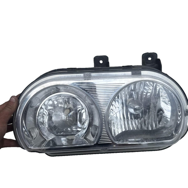 08-14 DODGE CHALLENGER LEFT SIDE HEADLIGHT HEADLAMP HALOGEN OEM, 05028777AA