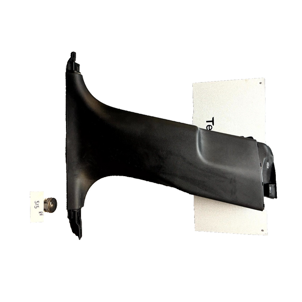 20-24 TESLA MODEL Y RIGHT SIDE B-PILLAR LOWER COVER TRIM PANEL OEM, 1494624-00-F