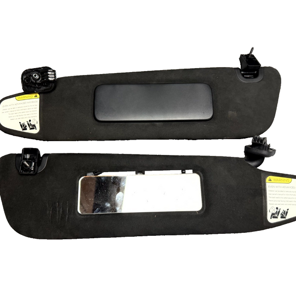 2017 - 2023 TESLA MODEL S FRONT RIGHT & LEFT SIDE SUN VISOR OEM, 1050619-02-A