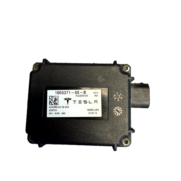 12–20 TESLA MODEL S HOMELINK GARAGE DOOR CONTROL MODULE UNIT OEM, 1005371-00-B