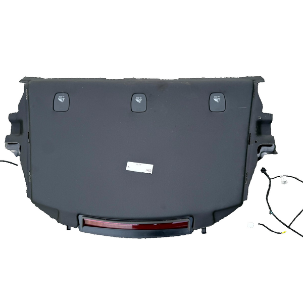 17-23 TESLA MODEL 3 REAR DECK SHELF PACKAGE TRAY TRIM COVER OEM, 1128021-00-J