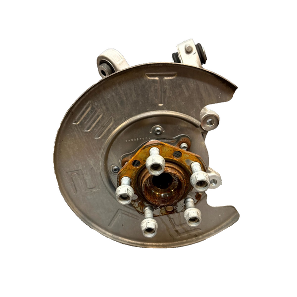 2020-2024 TESLA MODEL Y REAR RIGHT SPINDLE KNUCKLE HUB & SHIELD OEM,1188416-00-F