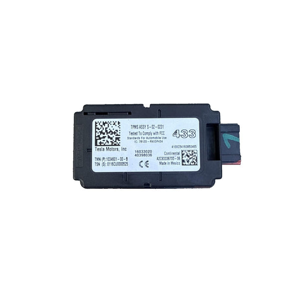 12-20 Tesla Model S Tire Pressure Monitor Sensor Module TPMS OEM, 1034601-00-B