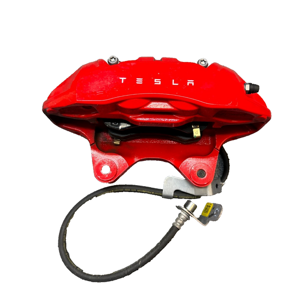 2020-2024 TESLA MODEL Y FRONT RIGHT BREMBO BRAKE CALIPER RED OEM, 1188642-00-B