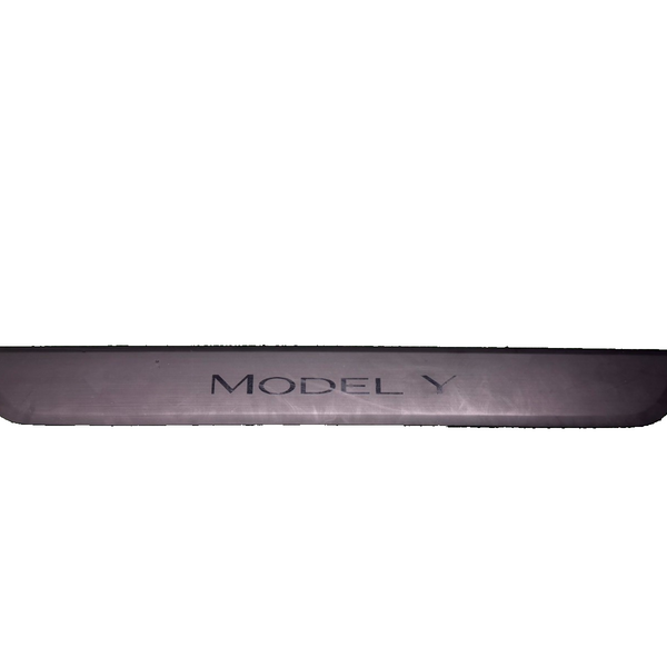 2020-2024 TESLA MODEL Y FRONT RIGHT DOOR SILL SCUFF PLATE TRIM OEM, 1494301-00