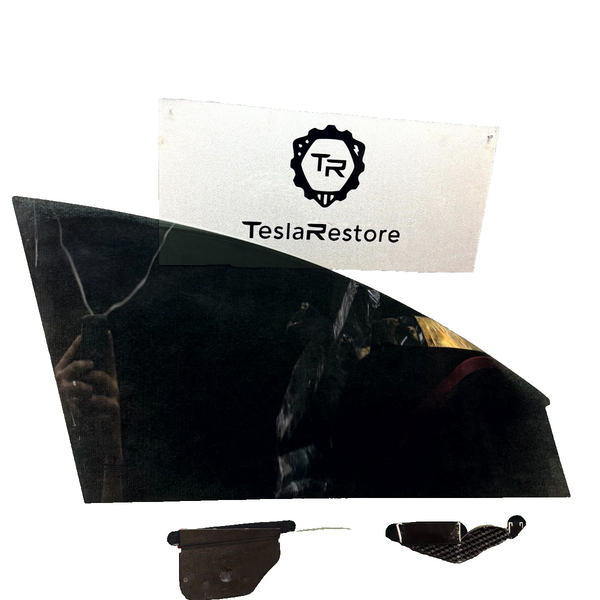 2020-2024 TESLA MODEL Y FRONT LEFT DRIVER SIDE DOOR WINDOW GLASS OEM, 43R-014955