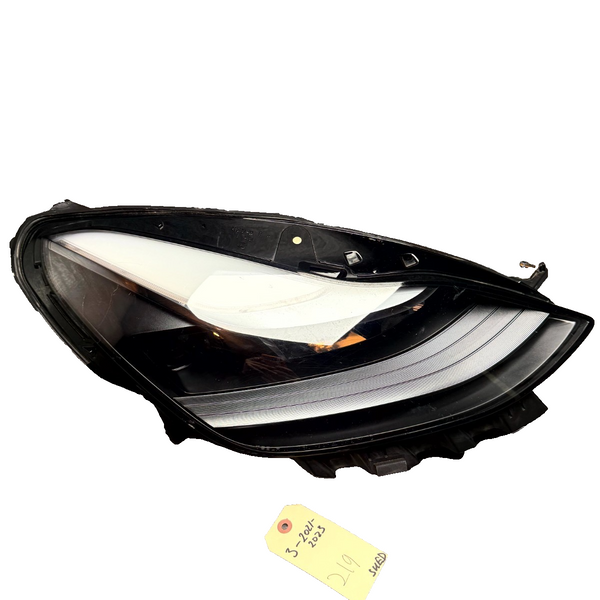 2021–2023 TESLA MODEL 3 FRONT RIGHT HEADLIGHT ASSEMBLY OEM, 1514953-00-E