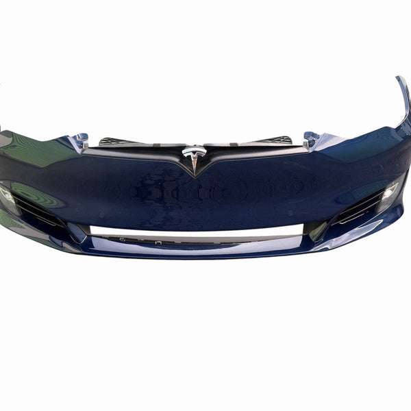 2016-2022 OEM Tesla Model S Front Bumper Cover Panel BLUE OEM COMPLETE
