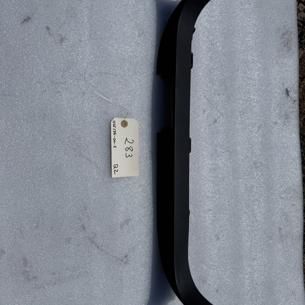 2016-2020 TESLA MODEL X REAR LEFT SIDE DOOR LATCH LOWER TRIM OEM, 1105138-00-E