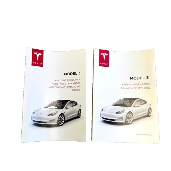 2017 - 2023 TESLA MODEL 3 OWNER'S MANUAL BOOK SET OEM