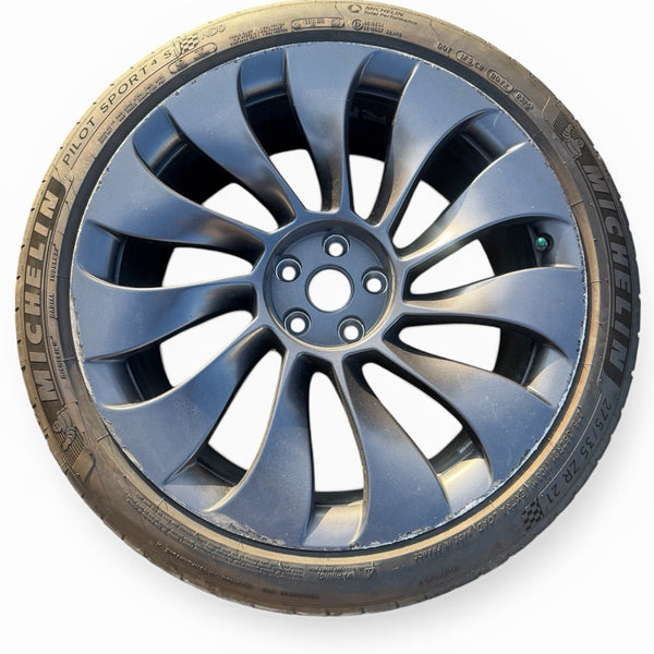 2020- 2024 Tesla Model Y MY Wheel Rim 21x10.5J 48MM 11-Spokes OEM 1188227-00-B