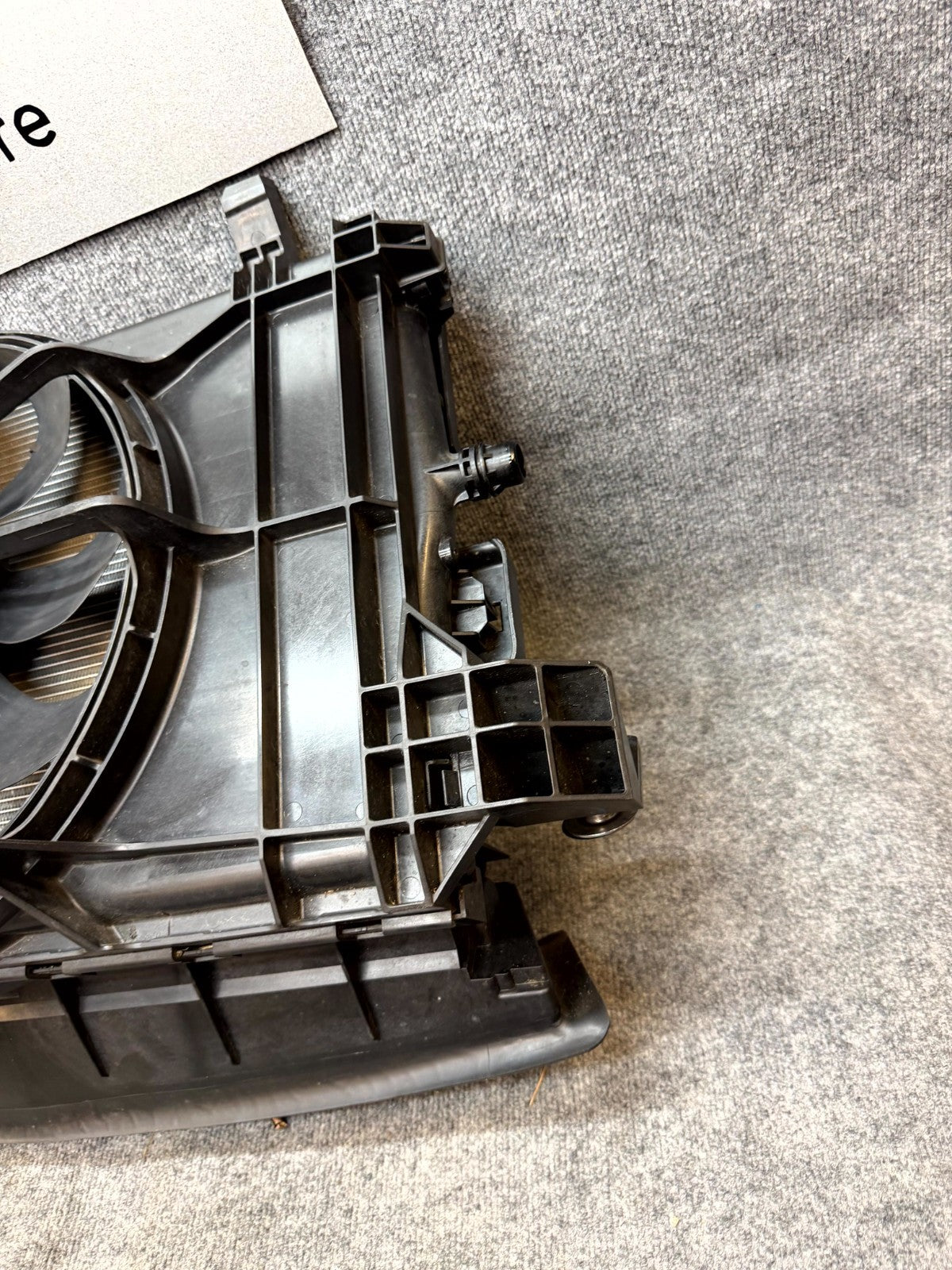 2017-2023 TESLA MODEL 3 RADIATOR CORE SUPPORT BLOWER ASSEMBLY OEM, 1494159-00-C