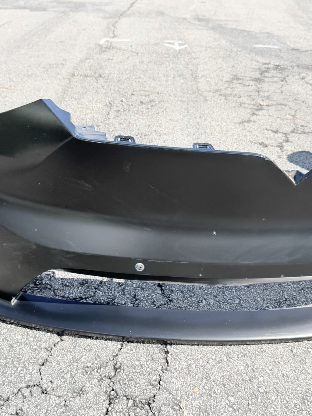 2022-2025 Tesla Model X Front Bumper Cover OEM Sensor Type Black