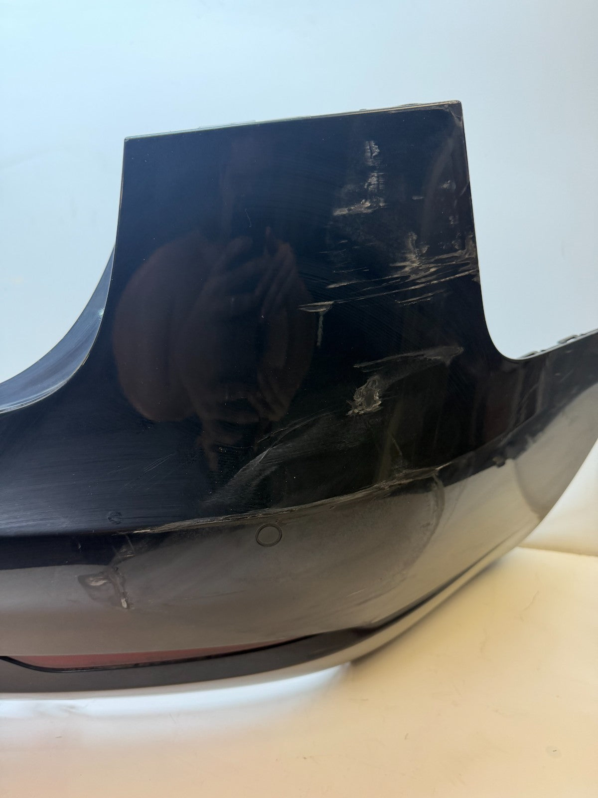 2017-2023 Tesla Model 3 M3 Rear Bumper Cover with Park Assist Sensor Black