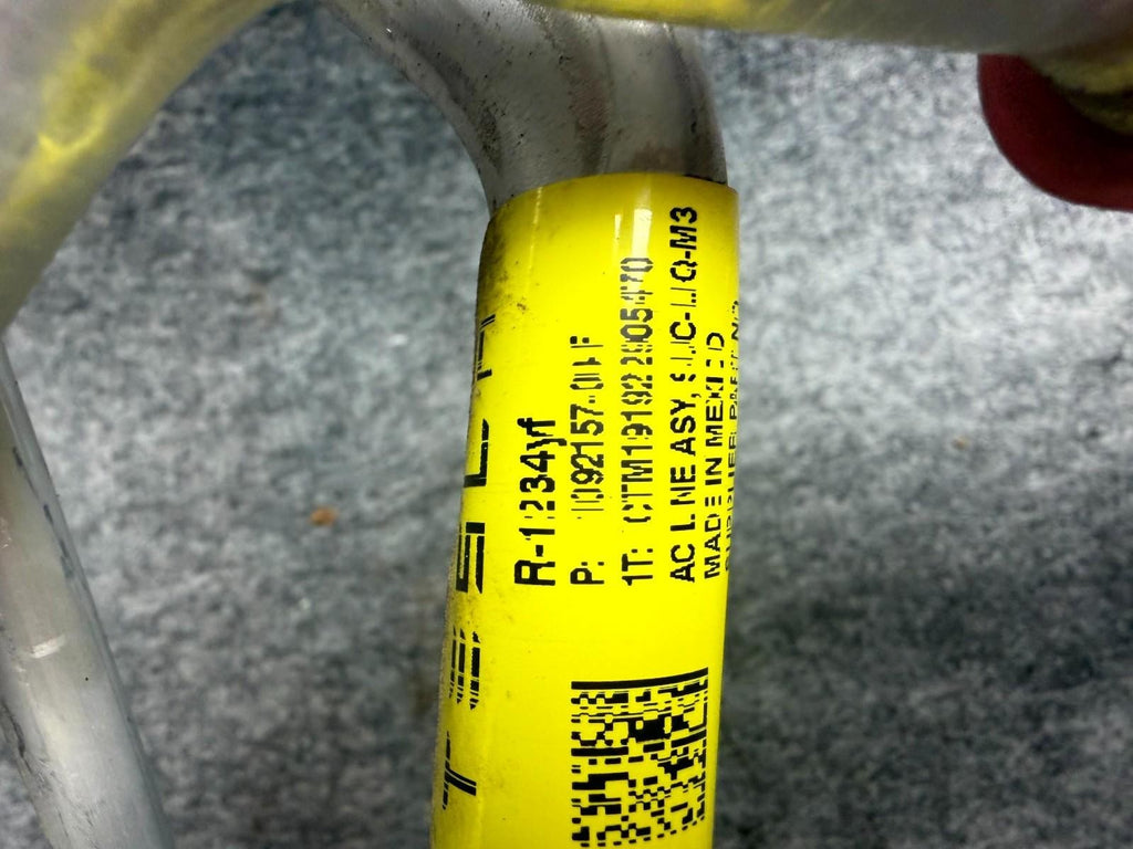 ♦️17 - 23 TESLA MODEL 3 A/C CONDITIONER SUCTION HOSE PIPE LINE OEM, 1092157-00-F