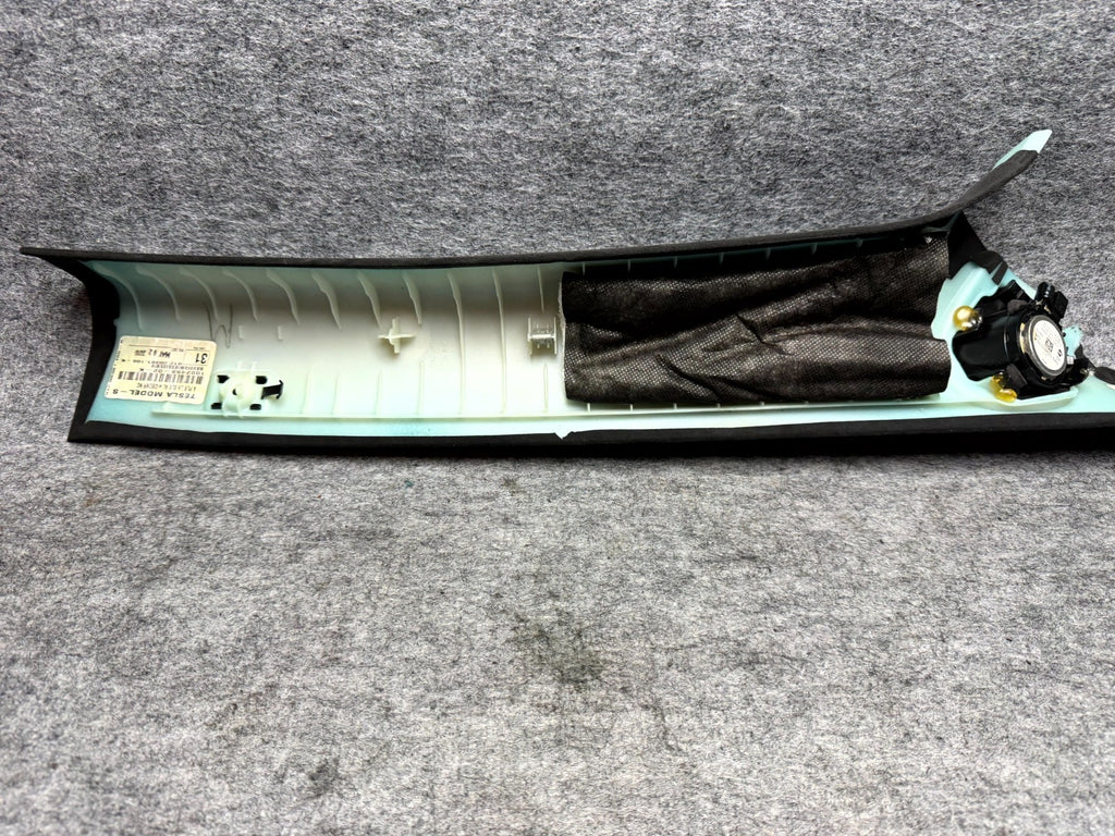 ♦️2012 - 2020 TESLA MODEL S LEFT SIDE A-PILLAR TRIM COVER OEM, 1002488-02-K
