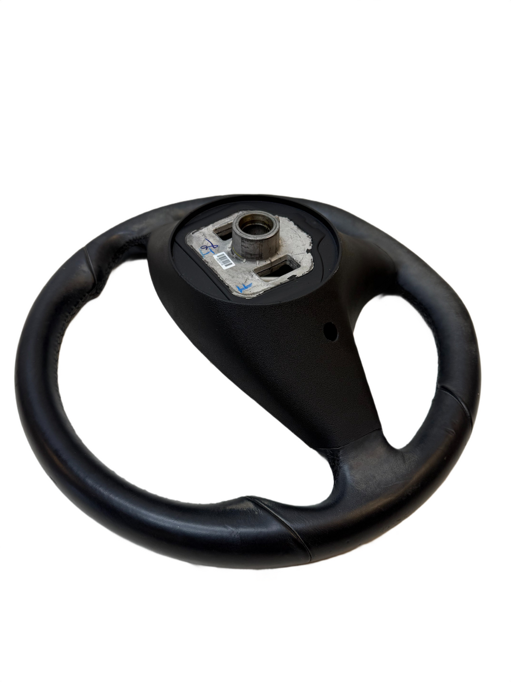 2012-2020 TESLA MODEL S LEATHER STEERING WHEEL ASSEMBLY 1005279-00-D