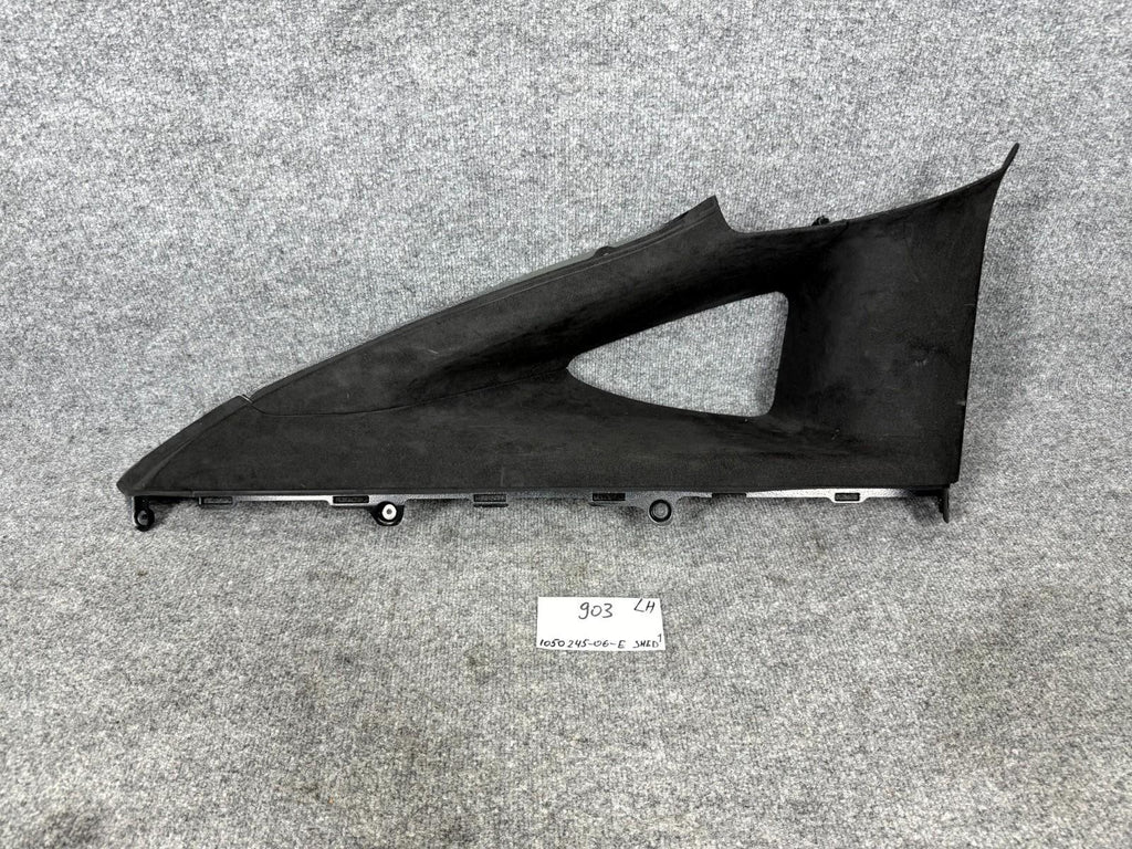 2016-2020 Tesla Model X Rear Left Upper C-Pillar Cover Trim OEM, 1035958-XX-B