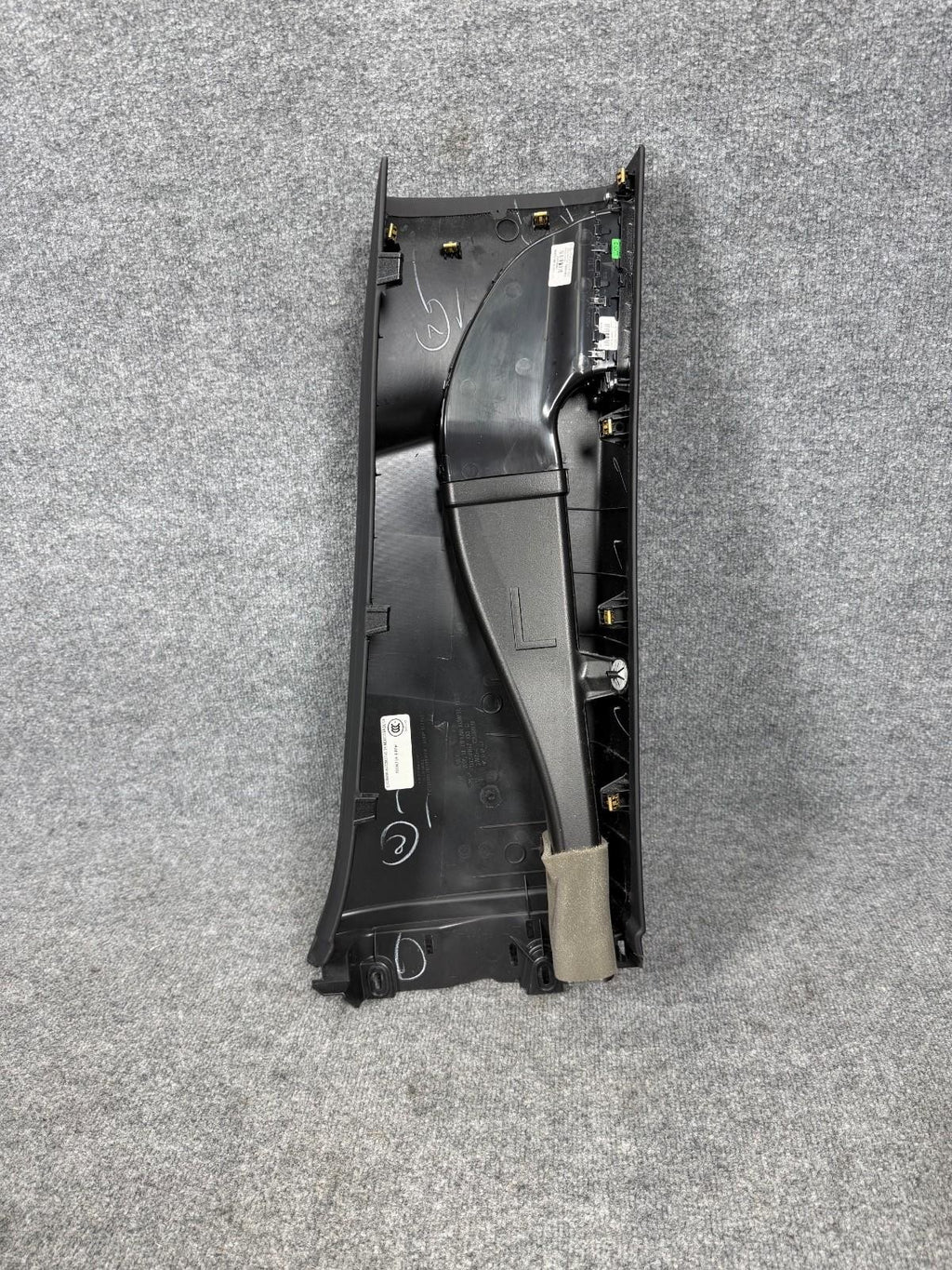 2016-2020 Tesla Model X Left Driver SIde Lower B Pillar Cover Trim Air Vent OEM
