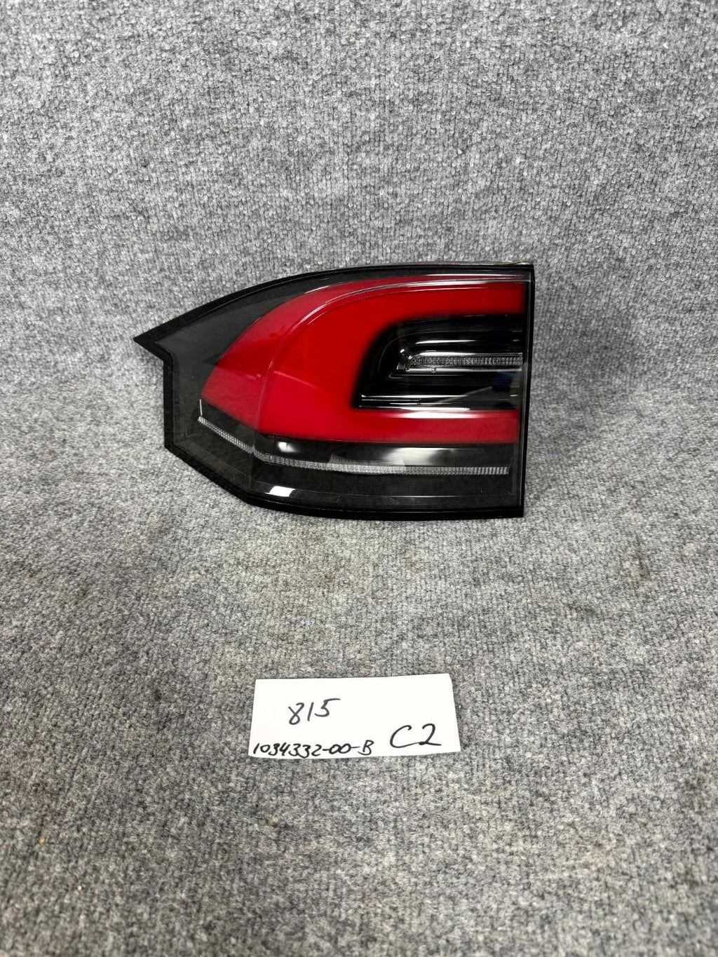 16-21 Tesla Model X Left Driver Side Outer LED Taillight Tail Lamp OEM 103433700