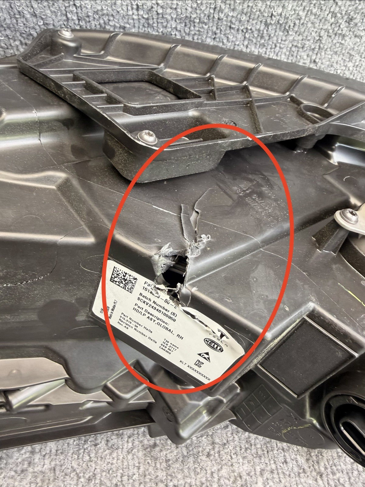 OEM Tesla 2021-2023 Model 3 2020-2024 Model Y Right LED Headlight 1514953-00-E