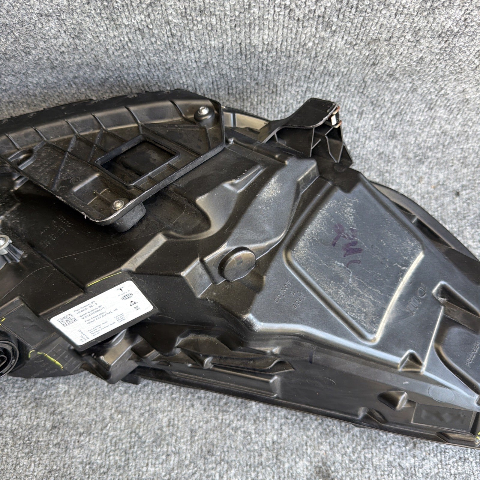 2021-2023 TESLA MODEL 3 Y LEFT HEADLIGHT PROJECTOR MATRIX 2ND GEN 1514952-00-C