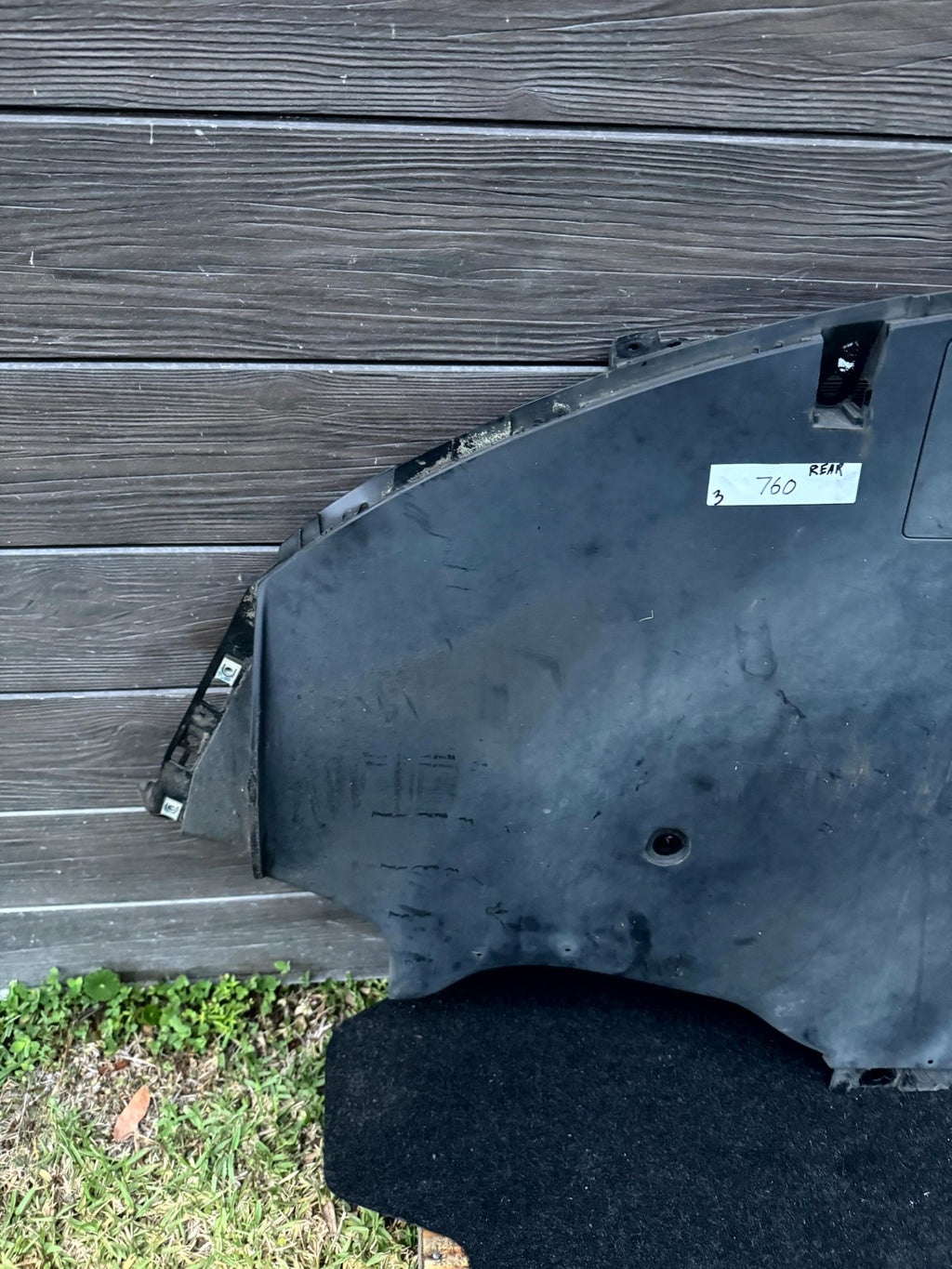 2017-2023 TESLA MODEL 3 REAR BUMPER UNDERBODY LOWER BOARD COVER OEM, 113541000A