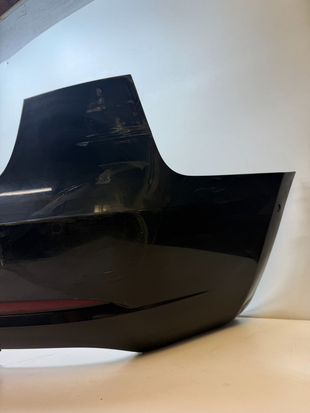 2017-2023 Tesla Model 3 M3 Rear Bumper Cover with Park Assist Sensor Black