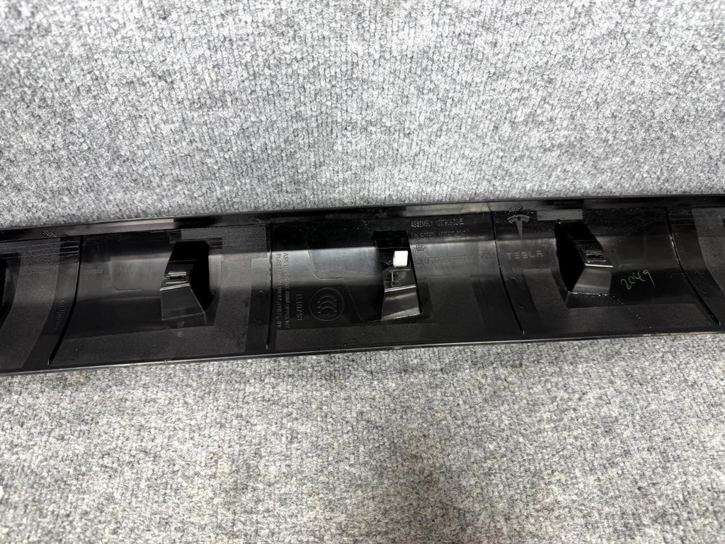 2016-2020 Tesla Model X Rear Liftgate Upper Trim Molding OEM, 1037906-00-E