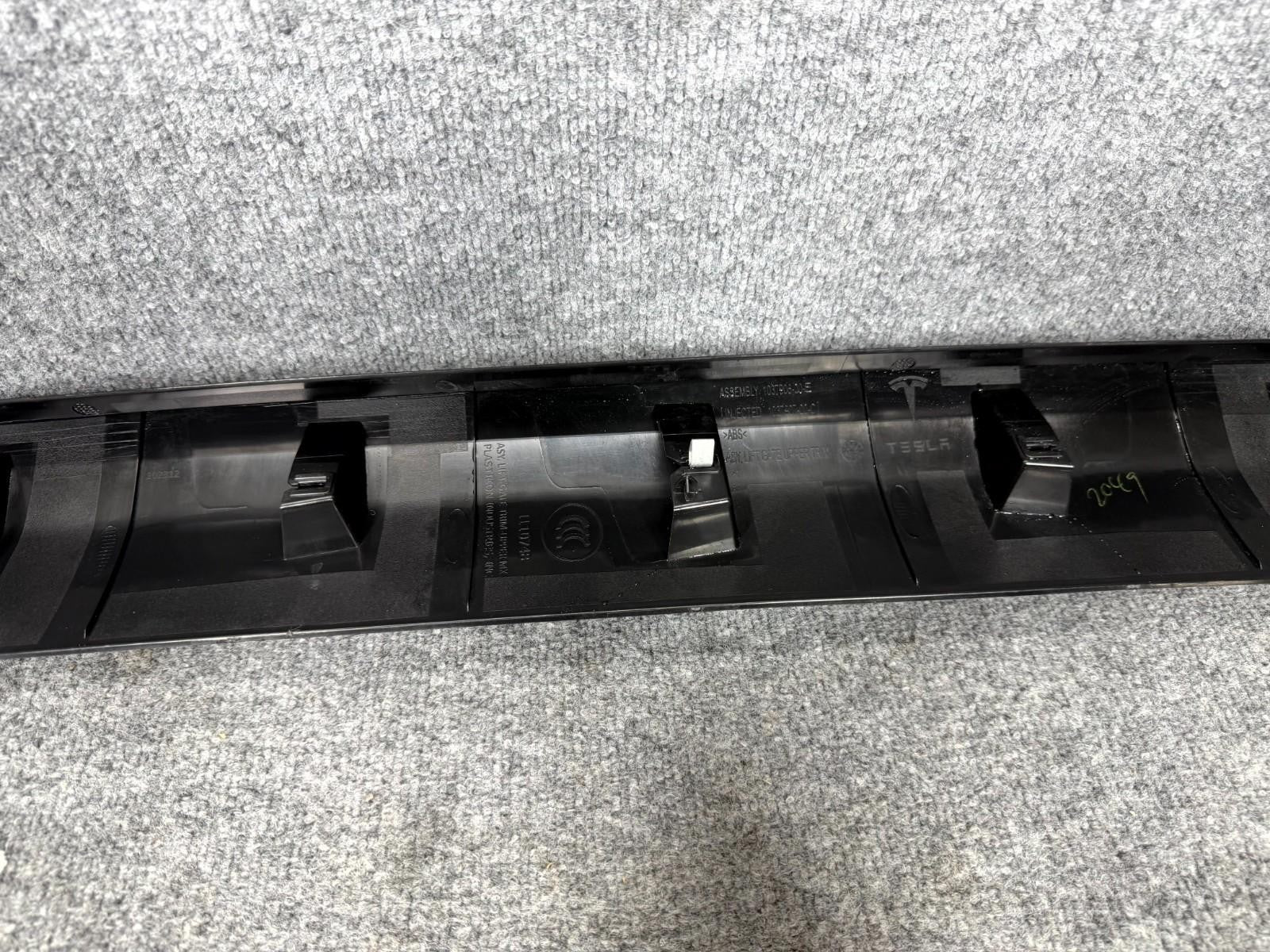 2016-2020 Tesla Model X Rear Liftgate Upper Trim Molding OEM, 1037906-00-E