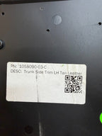 2016-2020 Tesla Model X Rear Left Side Trunk Cargo Side Trim OEM 1058090-03-C