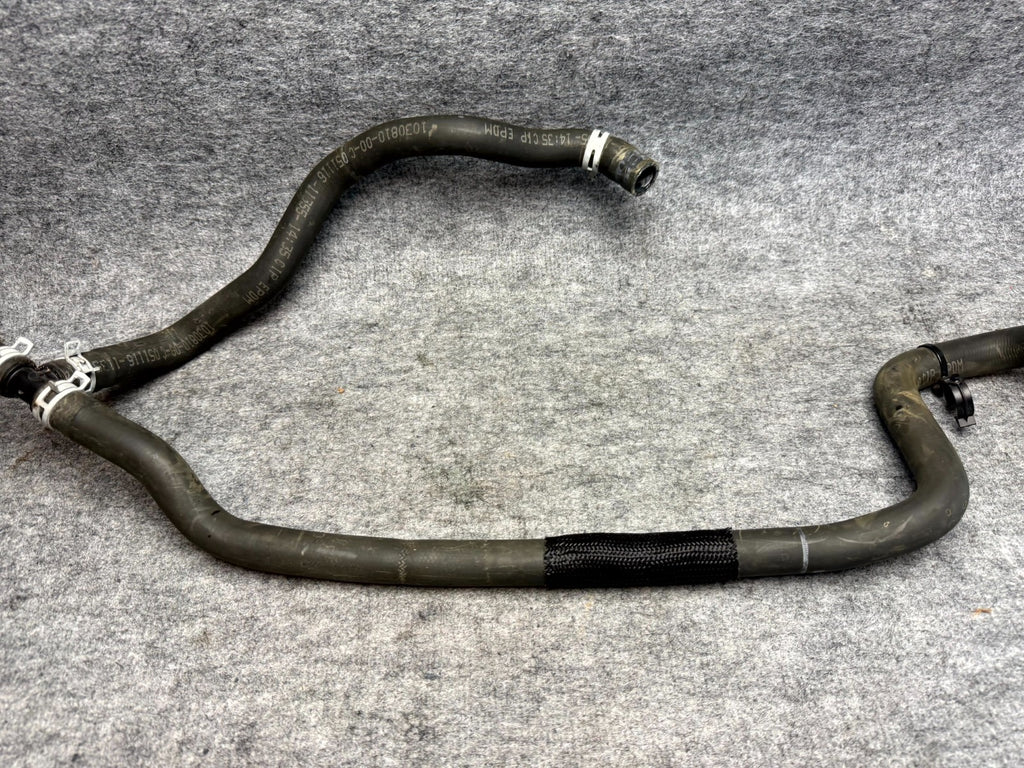 ♦️16-21 TESLA MODEL S COOLANT RADIATOR HOSE 3 WAY TO 4 WAY PIPE OEM,1058614-00-C