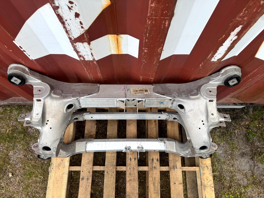 2012 - 2020 TESLA MODEL S REAR SUBFRAME CROSSMEMBER CRADLE OEM, 1009826-00-A