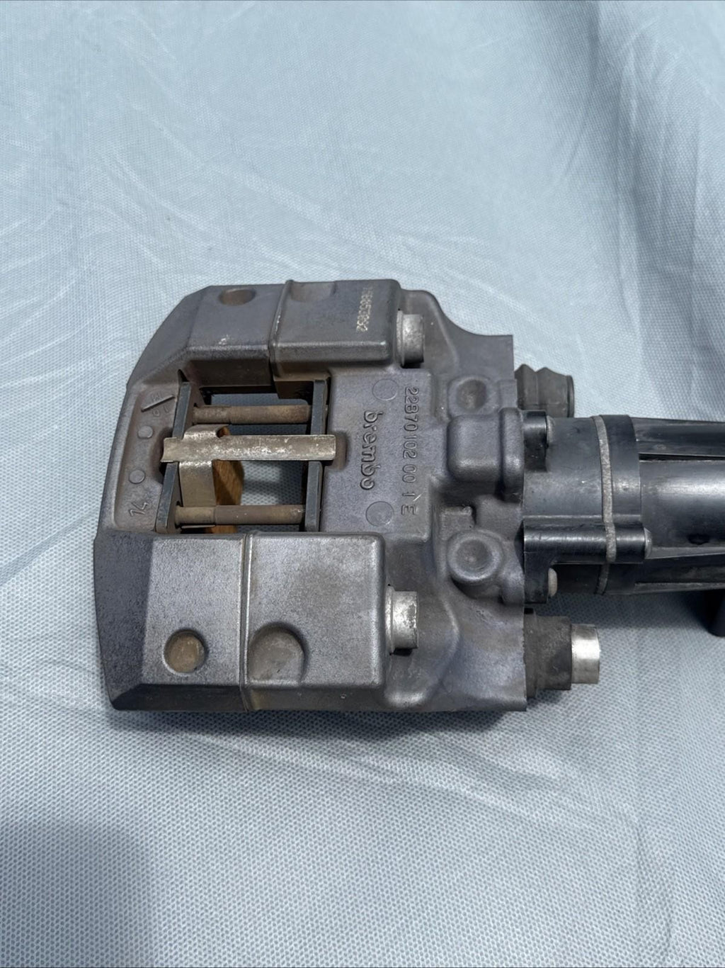 ♦️2012-2015 TESLA MODEL S REAR LEFT PARKING BRAKE CALIPER OEM, 1021252-00-D