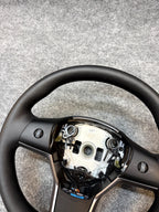 2020 - 2024 TESLA MODEL Y HEATED LEATHER STEERING WHEEL BLACK OEM, 1490214-00-B