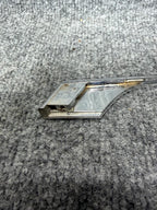 16-20 Tesla Model X Front Left Side Fog Light Lamp Chrome Trim OEM, 1049611-00-F