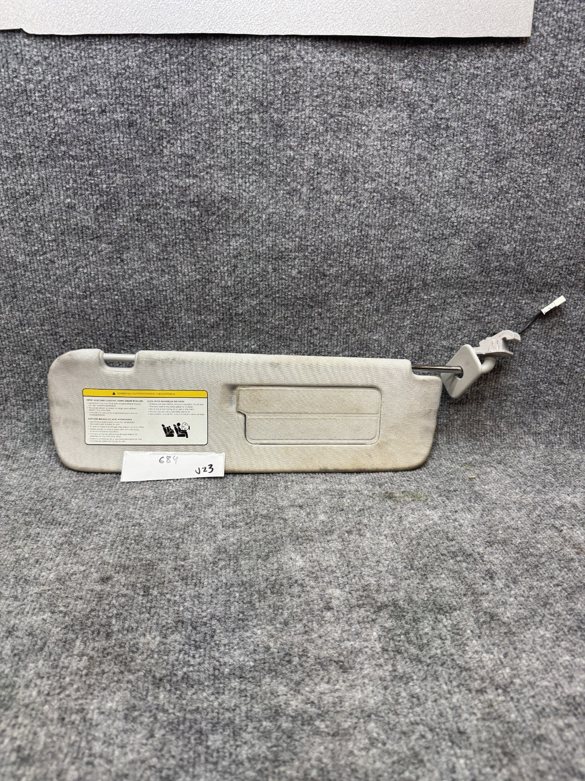 2017 - 2024 TESLA MODEL 3 Y FRONT RIGHT SIDE SUNVISOR SUN VISOR OEM 1490406-01-B