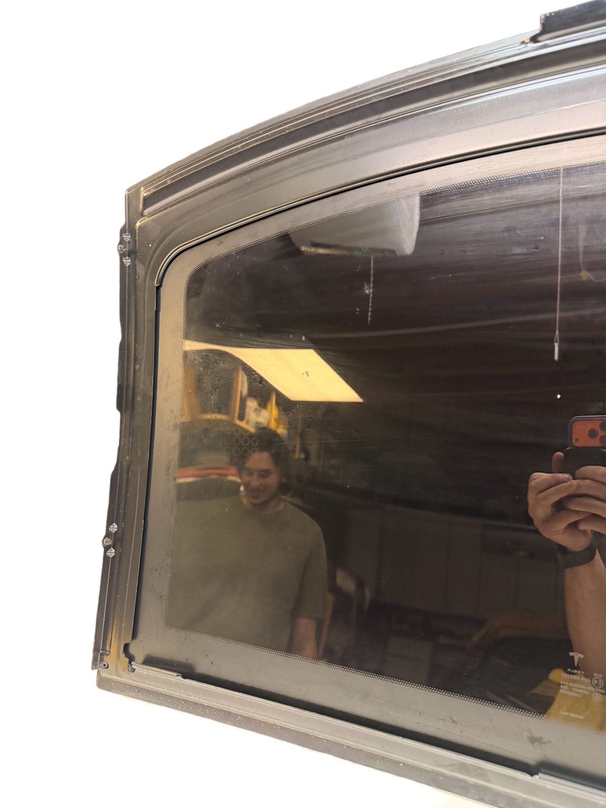 2012-2015 Tesla Model S Front Section Fixed Sunroof Glass 43R-000357
