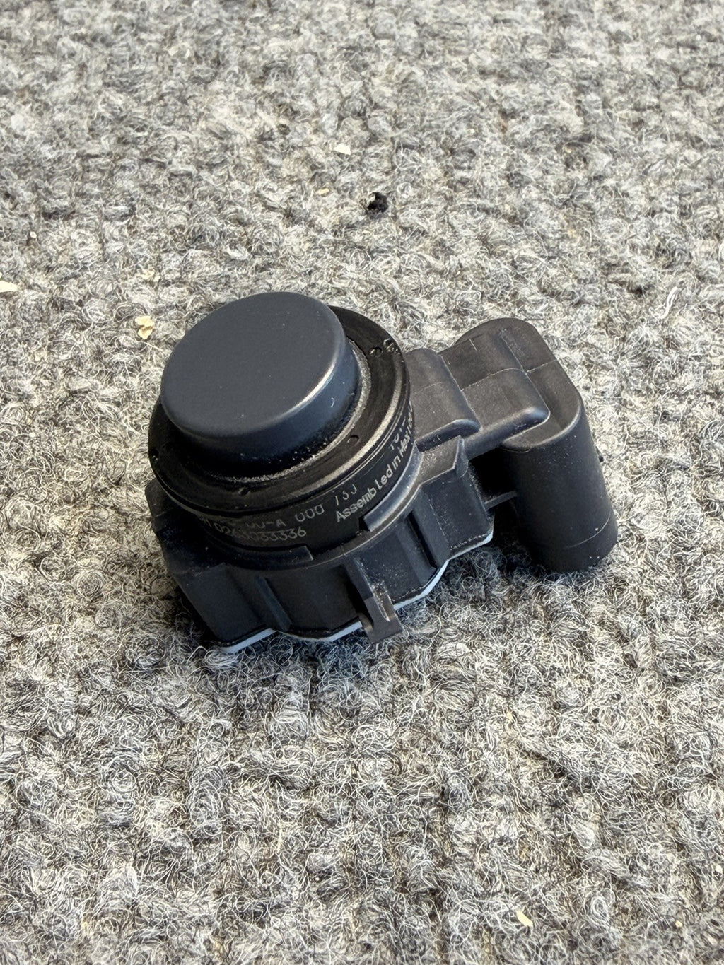 15-16 Tesla Model S X Park Assist Sensor Axial V2 Unpainted OEM 1048473-00-A