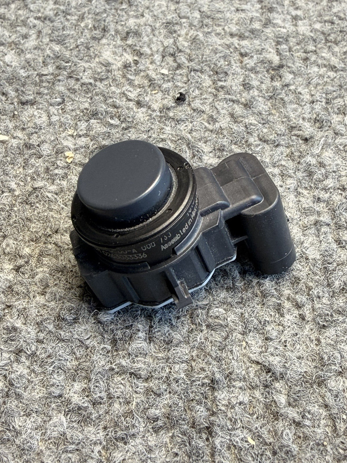 15-16 Tesla Model S X Park Assist Sensor Axial V2 Unpainted OEM 1048473-00-A