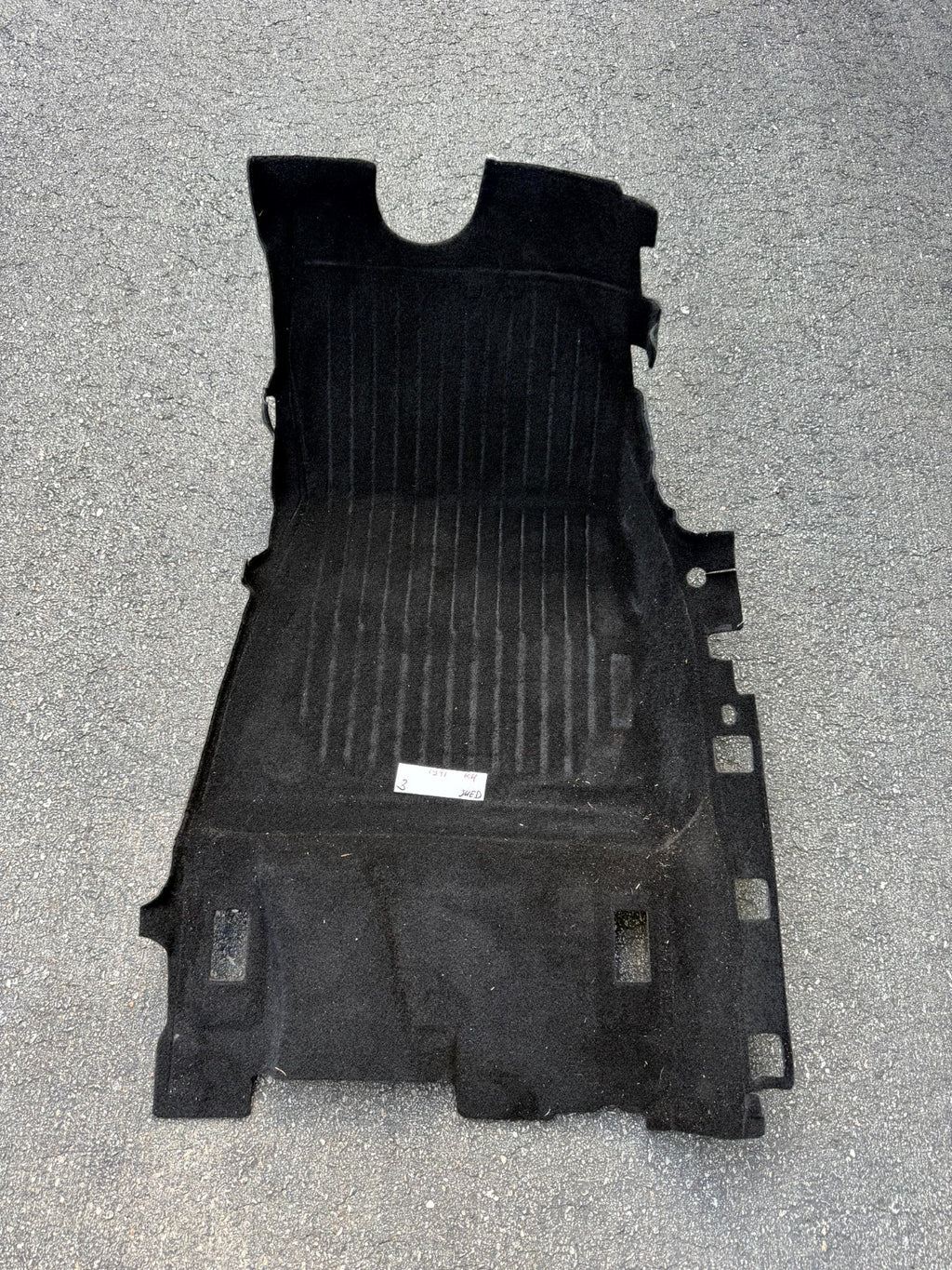 17-23 TESLA MODEL 3 FRONT RIGHT SIDE FLOOR CARPET COVER LINER OEM, 1127284-00-H