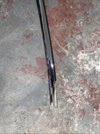 ♦️12-20 TESLA MODEL S REAR LEFT SIDE DOOR CHROME BELT MOLDING OEM, 1038395-80-A