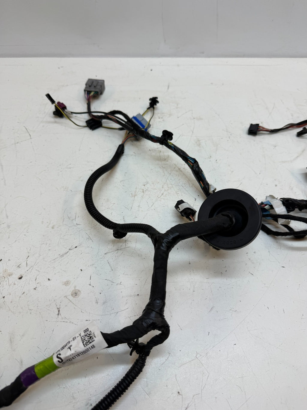 2012-2020 TESLA MODEL S FRONT LEFT DOOR WIRING HARNESS 1004419-01-V
